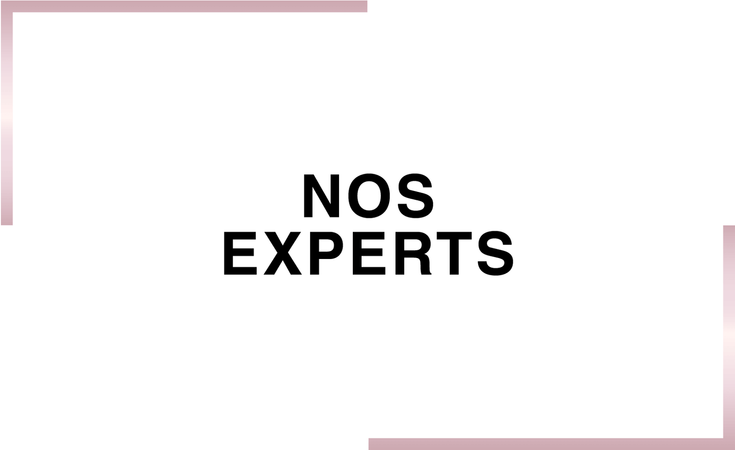 nos experts
